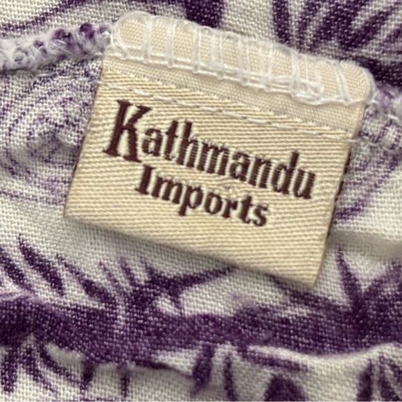 Kathmandu Imports Womens Size Large Pants Panda Pattern Lounge Pull on Rayon - Picture 4 of 10